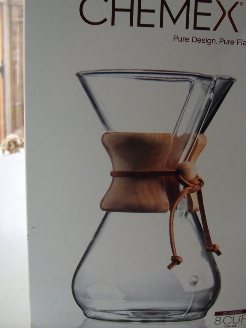 Chemex Classic 8 Cup Filter Drip Coffeemaker CM-8A